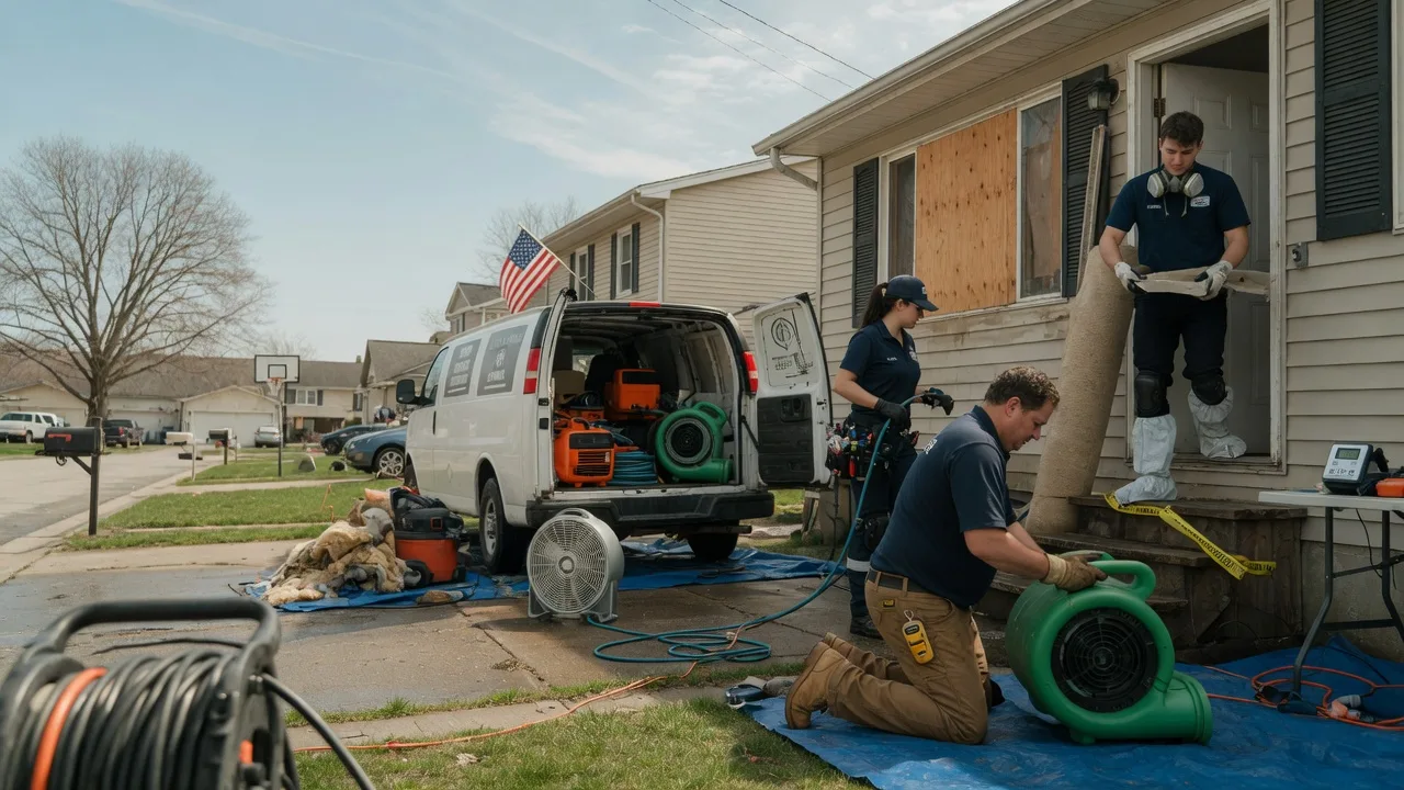 Water Damage Restoration in New Lebanon, OH near me